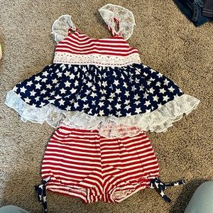 2t ricrac and ruffles 4th of July outfit